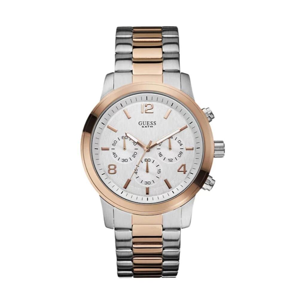 Guess Men Authentic Only Watch Silver Stainless Steel